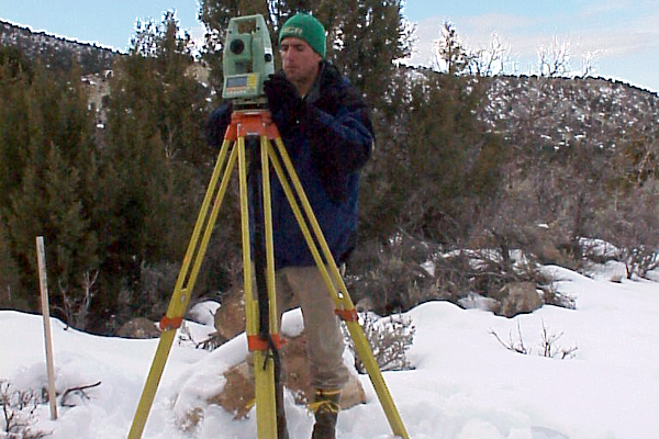 Sevenmile-Gooseberry Road Surveying, Sevier UT