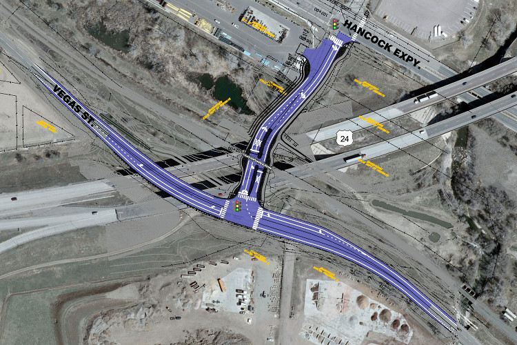 Las Vegas / Spring Creek Intersection Design (w/ FHU)